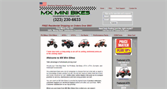 Desktop Screenshot of mxminibikes.com